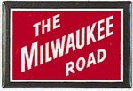 Phil Derrig 206 Railroad Sign Milwaukee Road 8 x 12"