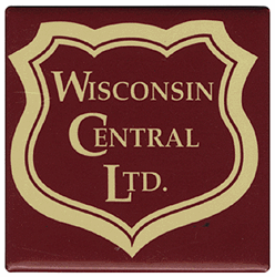 Phil Derrig 64 Railroad Magnet Wisconsin Central