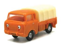 EKO 2008CT HO Jeep Truck with Canvas Cover Assembled Orange