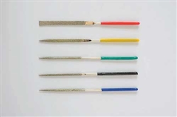 Evergreen 75000 Mini Diamond Files Jeweltool 5 Different Profiles 100mm Long