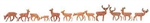 Faller 151906 HO Fallow and Red Deer pkg (12)