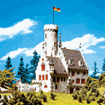 Faller 232242 N Castle w/Moat Kit