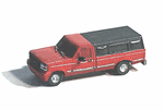 GHQ 51004 N American Trucks Unpainted Metal Kit Pickup Truck w/Topper