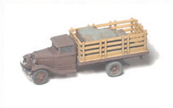 GHQ 56009 N American Truck Unpainted Metal Kit 1930 Model AA 1-Ton w/Stake Body