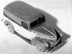 GHQ 57016 N American Truck Chevrolet Unpainted Metal Kit 1941 Panel Van