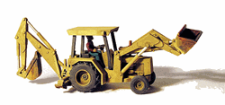 GHQ 61010 HO Construction Equipment Unpainted Metal Kit 310 A Backhoe w/Operator Figure