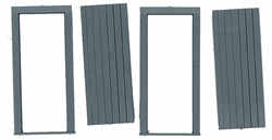 Grandt Line 3633 O Door Planked 30 x 66" With Z-Brace Pkg 2