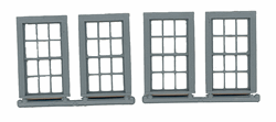 Grandt Line 3762 O Double-Hung Windows 6-Over-6 Scale 30 x 56" Pkg 4