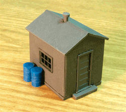 Grandt Line 5914 HO Corrugated Metal Utility Building Kit