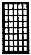 Grandt Line 8012 N 40-pane Engine House Window Scale 64 x 127" Pkg 8 