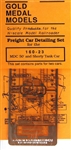 Gold Medal 16023 N Detailing Set For Model Die Casting 50' & Shorty Tank Cars