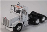 Herpa 410663 HO Kenworth T800 3-Axle Day-Cab Tractor Only 2 Pack Assembled White