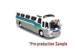 Iconic Replicas 870287 HO 1966 GM 4107 Motorcoach Bus Assembled Voyageur Colonial