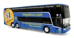 Iconic Replicas 870468 HO VanHool TDX Double-Deck Motorcoach Bus Assembled Megabus