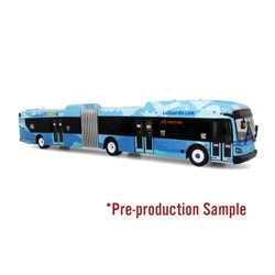 Iconic Replicas 870528 HO New Flyer Xcelsior XN60 Articulated Bus Assembled LaGuardia Link