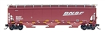 Intermountain 472107 HO Trinity 5161 Cubic Foot Covered Hopper BNSF Railway Wedge Logo