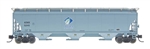 Intermountain 472111 HO Trinity 5161 Cubic Foot Covered Hopper Archer-Daniels-Midland Gray Blue Leaf Logo