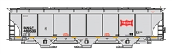 Intermountain 472145 HO Trinity 5161 Cubic Foot Covered Hopper BNSF Railway Frisco Legacy Scheme