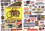 JL Innovative 204 HO Vintage Motorcycle & Auto Posters & Signs 1900-1960s