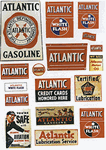 JL Innovative 236 HO Vintage Gas Station Signs Atlantic 1930s-50s Pkg 38