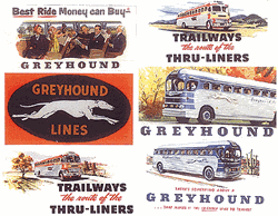 JL Innovative 374 HO Billboard Signs Vintage Bus Billboard Signs 1950s Pkg 6