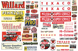 JL Innovative 384 HO Signs Gas Stations 1930s-60s