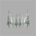 JTT 92005 Z Snow Spruce 1-2" 55Pk