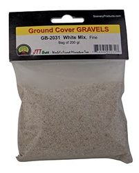 JTT 95231 Gravel White Mix Fine Bag