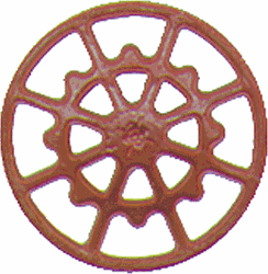 Kadee 2030 HO Ajax Type Brake Wheels Pkg 8 Oxide