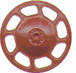 Kadee 2033 HO Universal Type Brake Wheels Pkg 8 Oxide