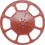 Kadee 2035 HO Modern Brake Wheels Pkg 8 Oxide