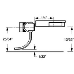 Kadee 25 HO #25 Plastic-Shank Coupler Short 1/4" Overset w/#213 & #234 Draft Gear & Talgo Truck Adaptors 2 Pair