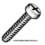 Kadee 256 2-56 Insulated Nylon Screws 1/2" Pkg 12