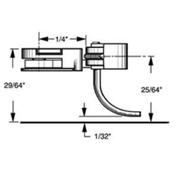 Kadee 34 HO #34 Plastic-Shank Coupler Kit Short 1/4" Underset w/#233 Draft Gear Boxes 2 Pair