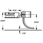 Kadee 37 HO #37 Plastic-Shank Coupler Kit Medium 9/32" Underset w/#233 Draft Gear Boxes 2 Pair