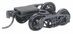 Kadee 510 HO 1899 Andrews Sprung Metal Trucks w/Whisker Couplers Code 110 33" Ribbed-Back RP25 Wheels 1 Pr 