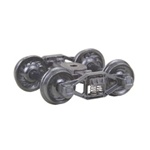 Kadee 511 HO Bettendorf T-Section Fully Sprung Metal Trucks Code 110 33" Ribbed-Back RP-25 Wheels 1 Pair