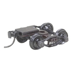 Kadee 512 HO Bettendorf T-Section Sprung Metal Trucks w/Whisker Couplers Code 110 33" Ribbed-Back RP-25 Wheels 1 Pr 