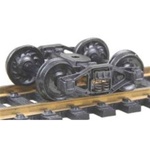 Kadee 554 HO Bettendorf T-Section Sprung Self-Centering Metal Trucks Code 110 33" Ribbed-Back RP-25 Wheels 1 Pair