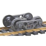 Kadee 555 HO A.S.F. 100-Ton Roller Bearing Fully Sprung Self-Centering Metal Trucks 1 Pair