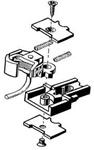 Kadee 788 G Coupler Conversion Aristo Craft Lil'Critter Loco/RS-3 4' Radius Track