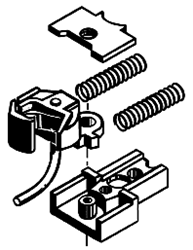 Kadee 799 G Knuckle Couplers 1 Pair For LGB 2-6-2 Tank and GE2/4 Slant Rod Passenger