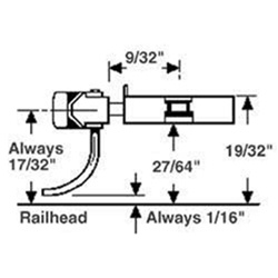 Kadee 802 S Coupler w/Gear Box 2 Pair