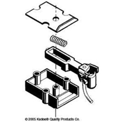 Kadee 820 I #1 Scale Coupler Body Mount w/Standard Draft Gear Box