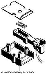 Kadee 920 I #1 Scale Coupler Body Mount w/Standard Draft Gear Box Brown 1 Pair