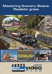 Kalmbach 15322 Model Railroader Video Plus DVD Mastering Scenery Basics Realistic Grass