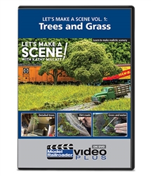 Kalmbach 15352 Let's Make a Scene Model Railroader Video Plus DVD Volume 4 Trees and Grass