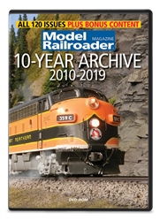 Kalmbach 15361 Model Railroader: 10-Year Archive 2010-2019 DVD-ROM For Computer Use Only PC or Mac