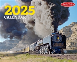 Kalmbach 68214 2025 Classic Trains Calendar 12 Months Plus Bonus Section