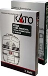 Kato 106-090 N Streak Zephyr Train-Only Set DC Chicago Burlington & Quincy